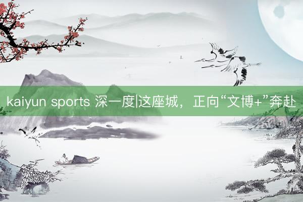 kaiyun sports 深一度|这座城，正向“文博+”奔赴